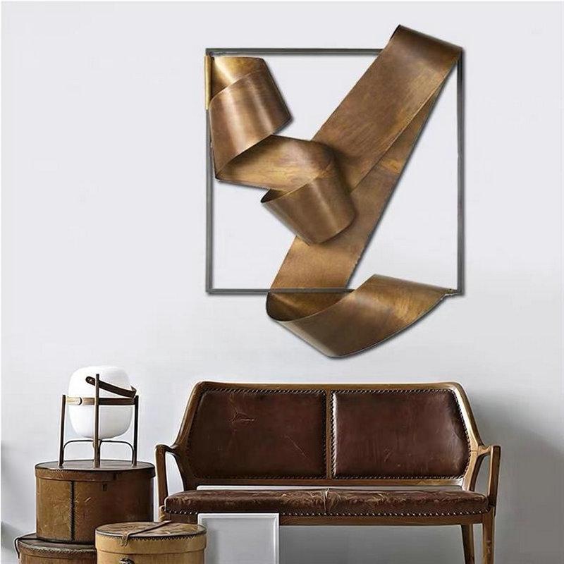 Lighting Metal Wall Decor - Креативные настенные украшения с лентами, настенные