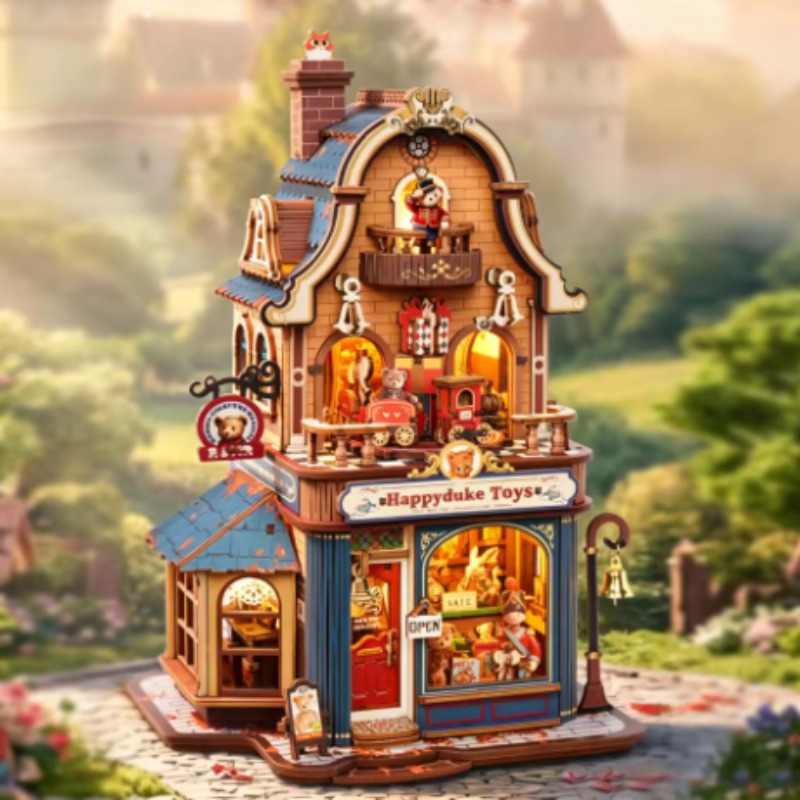 Lighting Room Decor Items - Новая сборная модель Robotime «Магазин игрушек