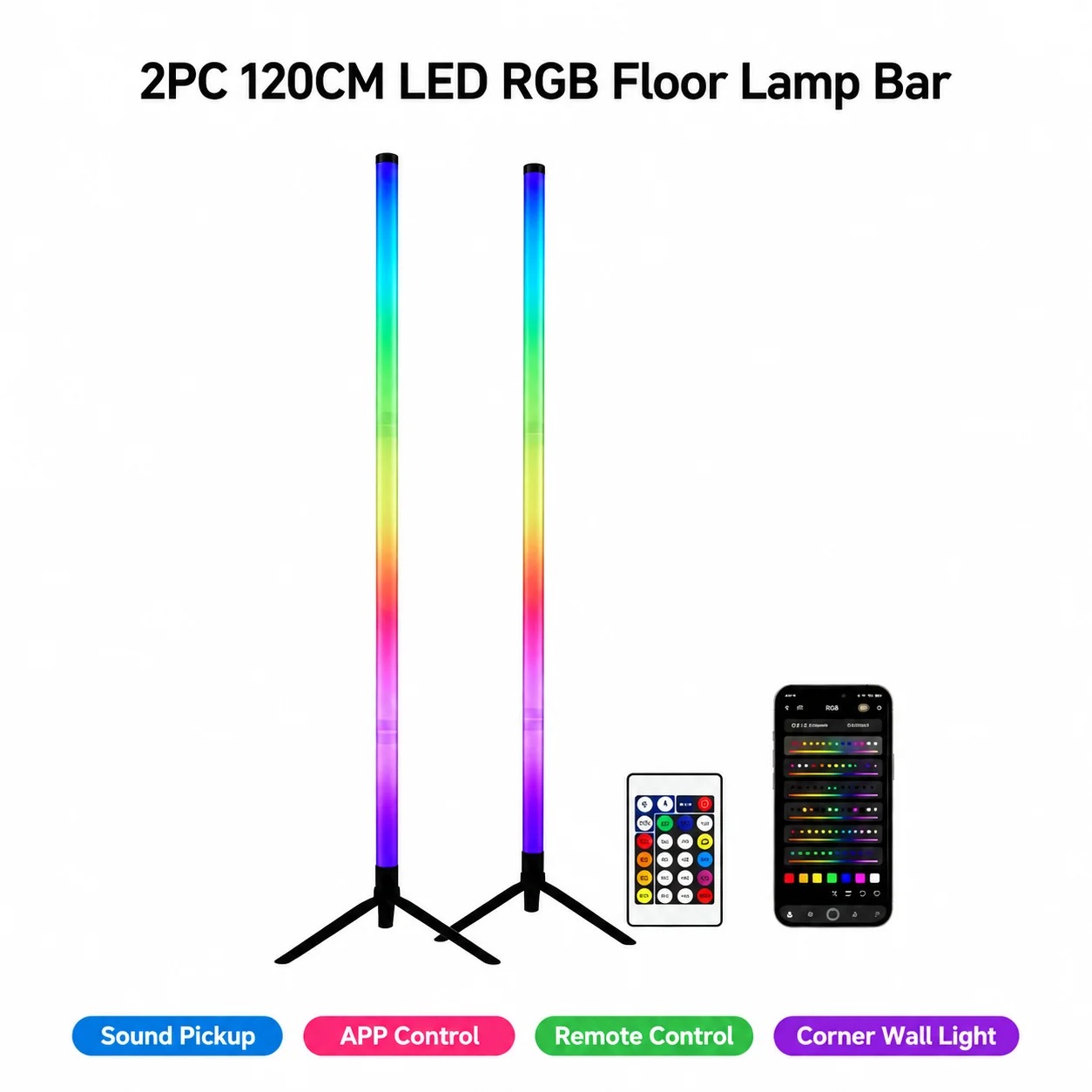 Lighting Decor Room - Комплект из 2 RGB LED угловых