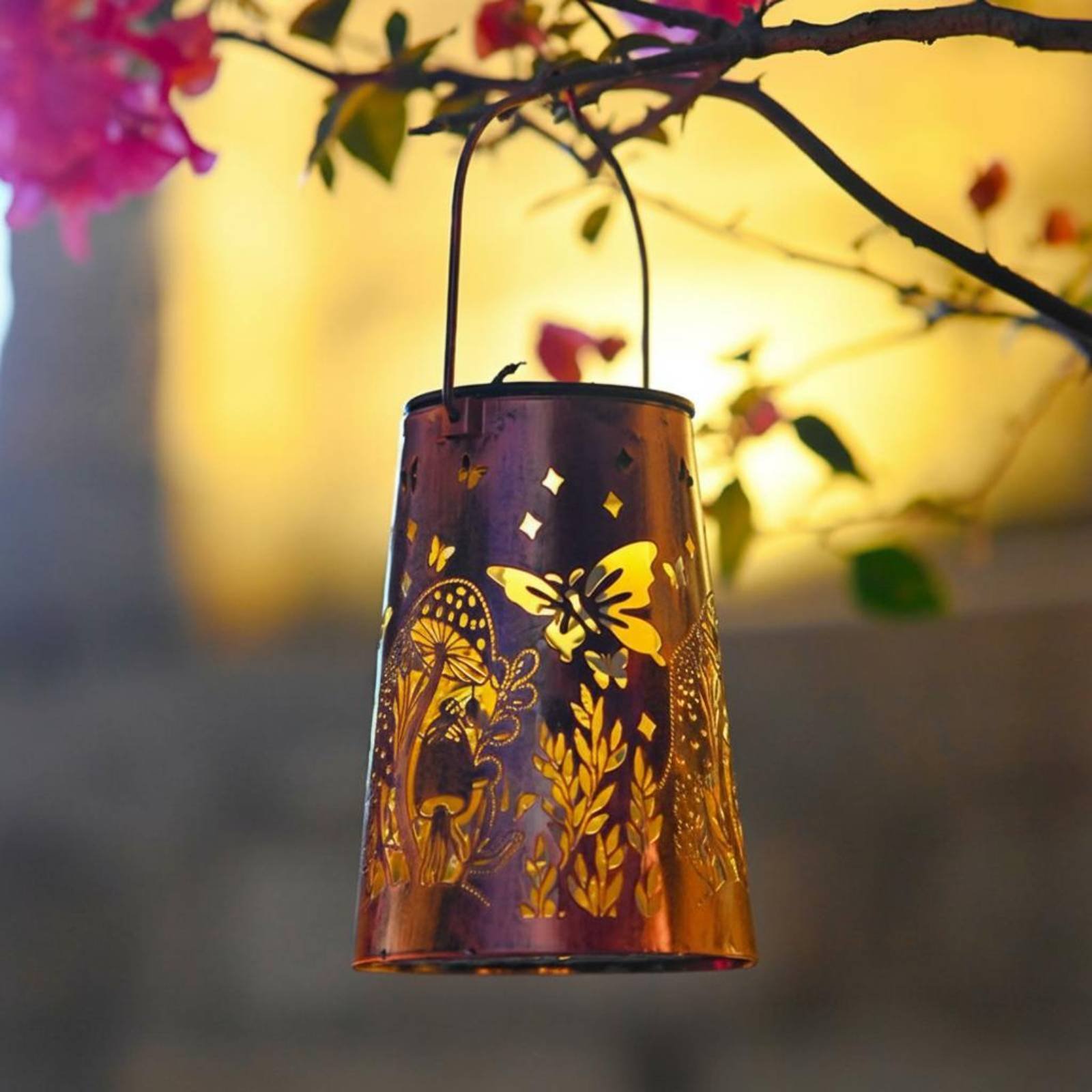 Lighting Design Decor - Уличный светильник с цветочным узором для