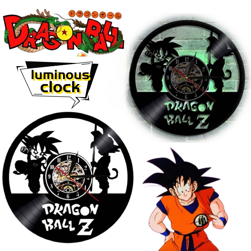 Lighting Room Decor Items - Настенные часы Dragon Ball Son Goku