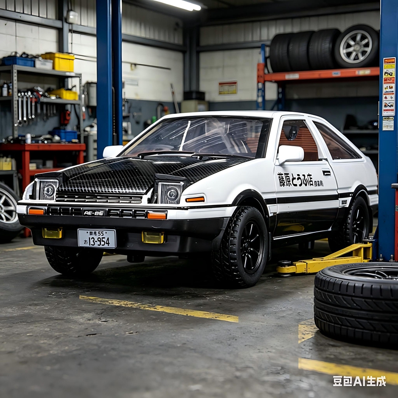 Decor Lighting Returns - Модель автомобиля Toyota AE86 из сплава,