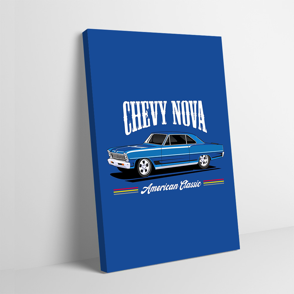 Nova Decor & Lighting Juletrelys - Chevy Nova классические автомобили печать плакатов