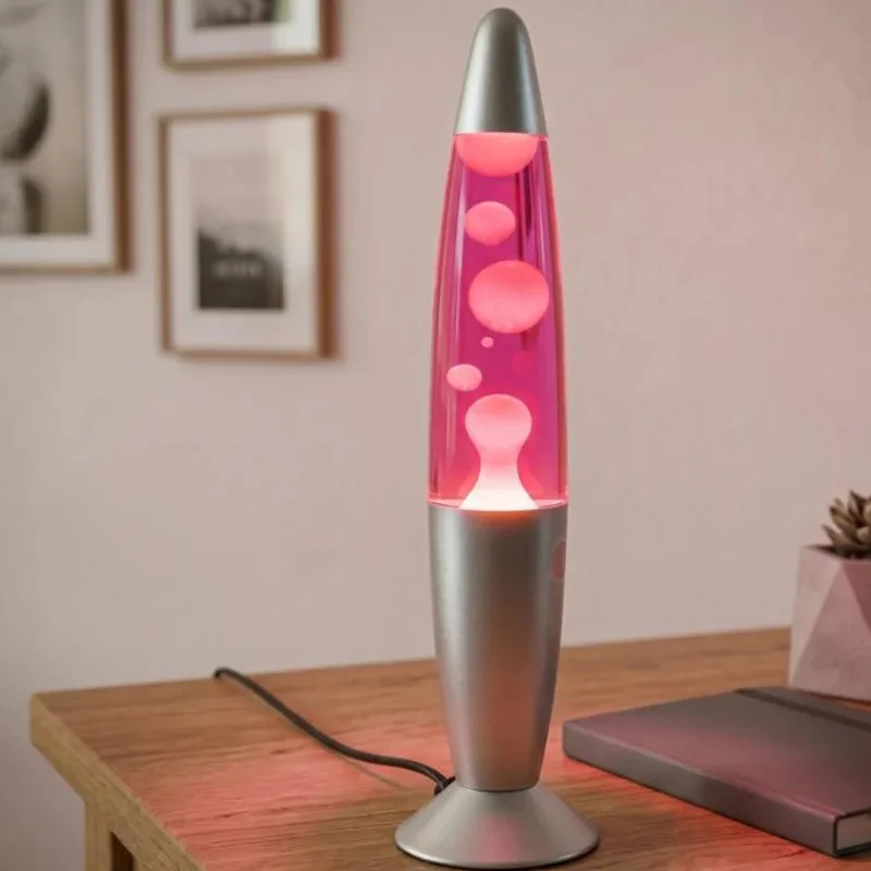 Lava Lamp Desktop - Лава-лампа с металлическим основанием, вилка EU,