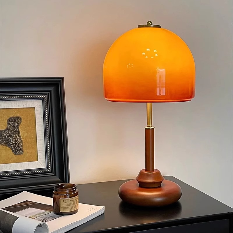 Lighting Home Decor Ideas - Винтажная роскошная стеклянная декоративная настольная лампа