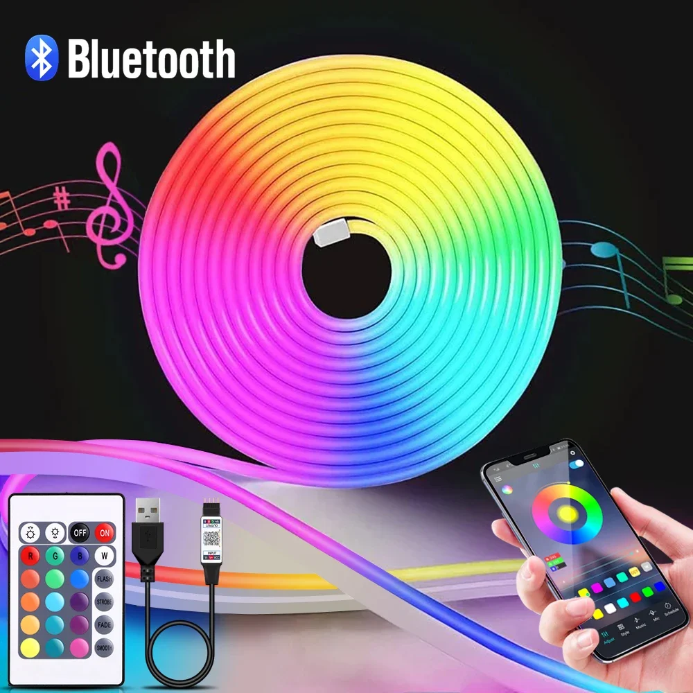 Lighting Decor Room - 1-5 м RGB светодиодный неоновый светильник