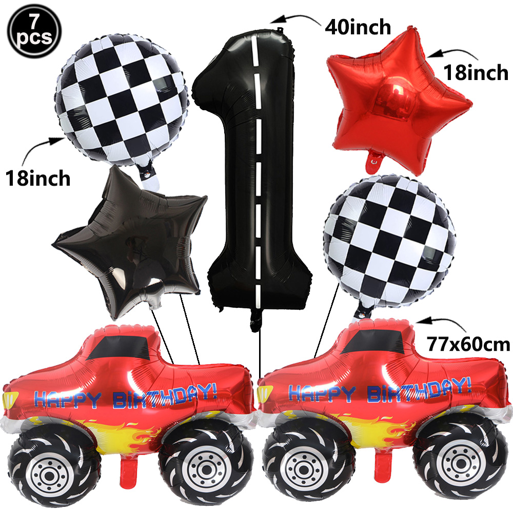 1 комплект воздушных шаров Mon – обзор и цена Lighting Mcqueen Birthday Decor