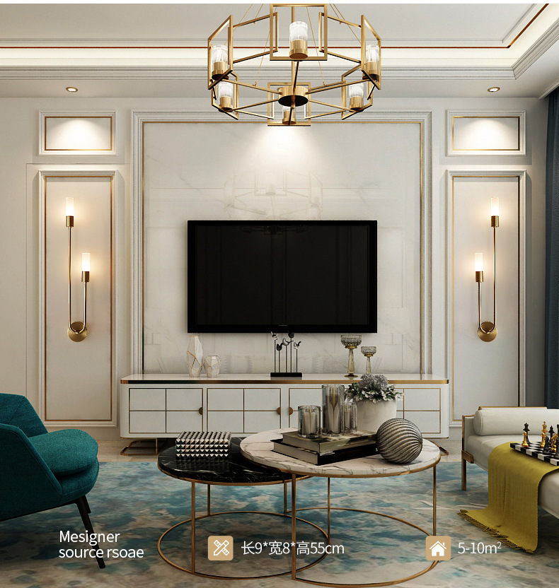 Ретро-светильник для гостиной, – обзор и цена Lightings Decoration