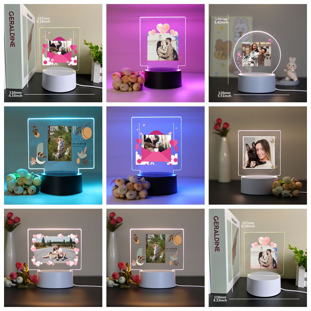 1 шт. персонализированная фото – обзор и цена Lighting Decor Photos