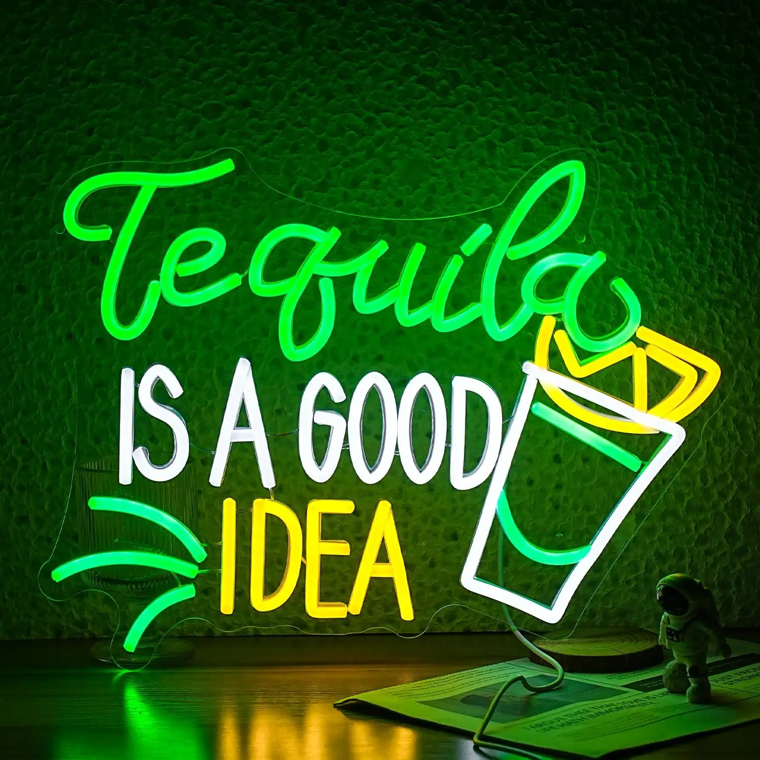 Неоновая вывеска «Tequila Is A – обзор и цена Lighting Home Decor Ideas