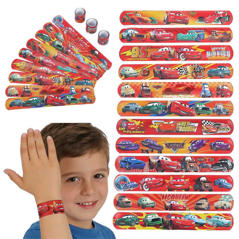 12/24/36 шт. браслеты-стикеры  – обзор и цена Lighting Mcqueen Birthday Decor