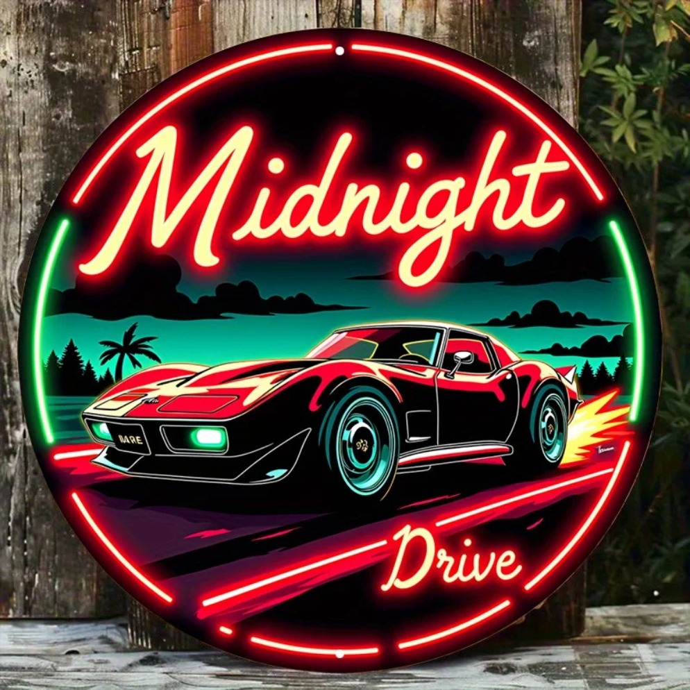 Винтажный неоновый автомобильн – обзор и цена Lighting Metal Wall Decor