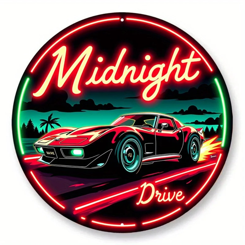 Винтажный неоновый автомобильн – обзор и цена Lighting Metal Wall Decor