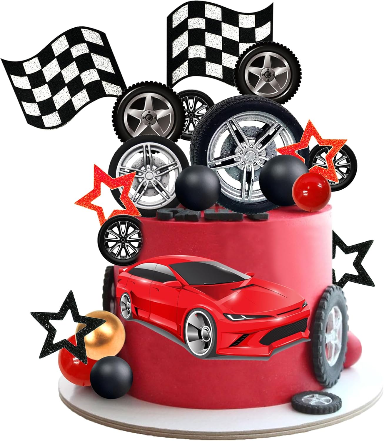 27 шт., топпер для торта с гон – обзор и цена Lighting Mcqueen Birthday Decor