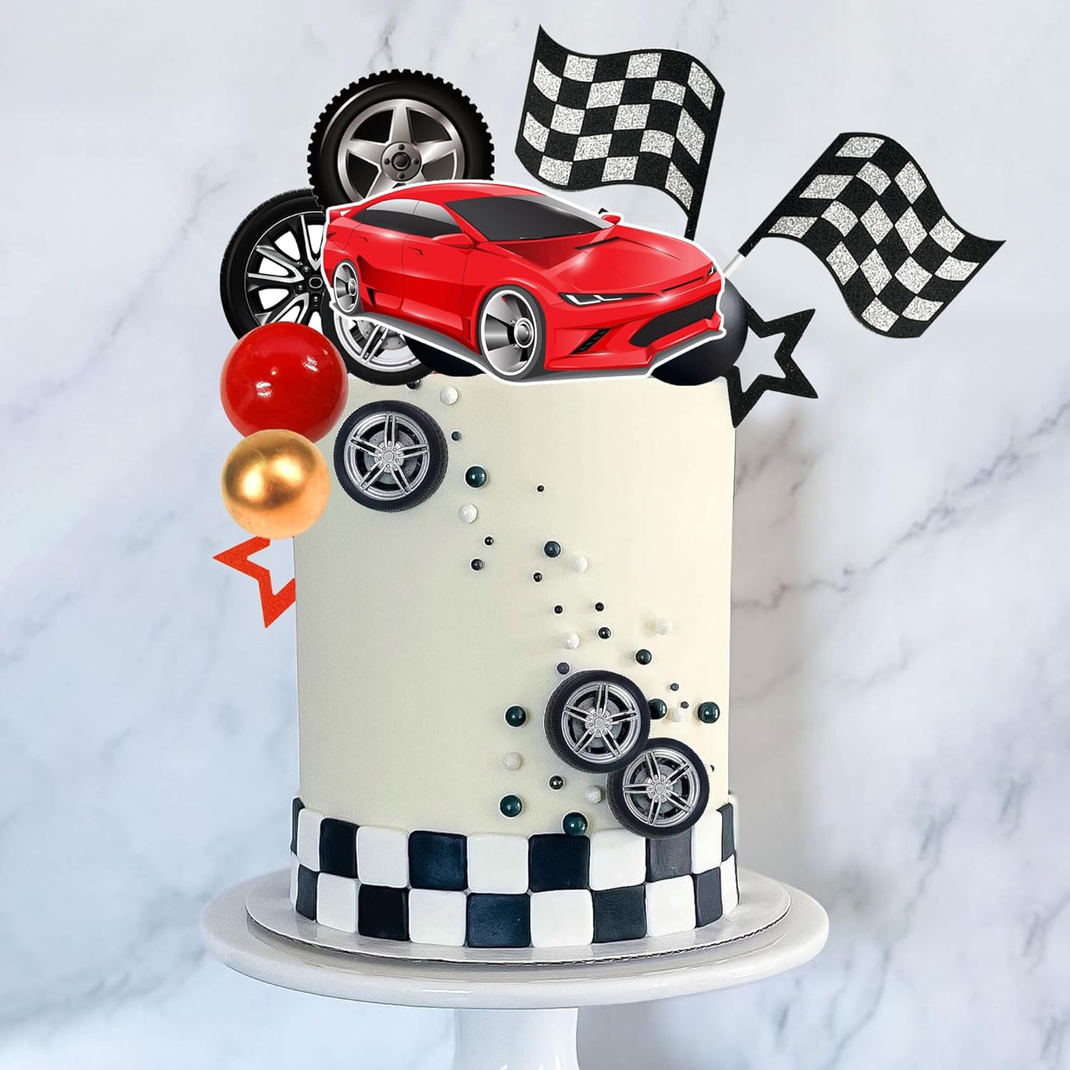 27 шт., топпер для торта с гон – обзор и цена Lighting Mcqueen Birthday Decor
