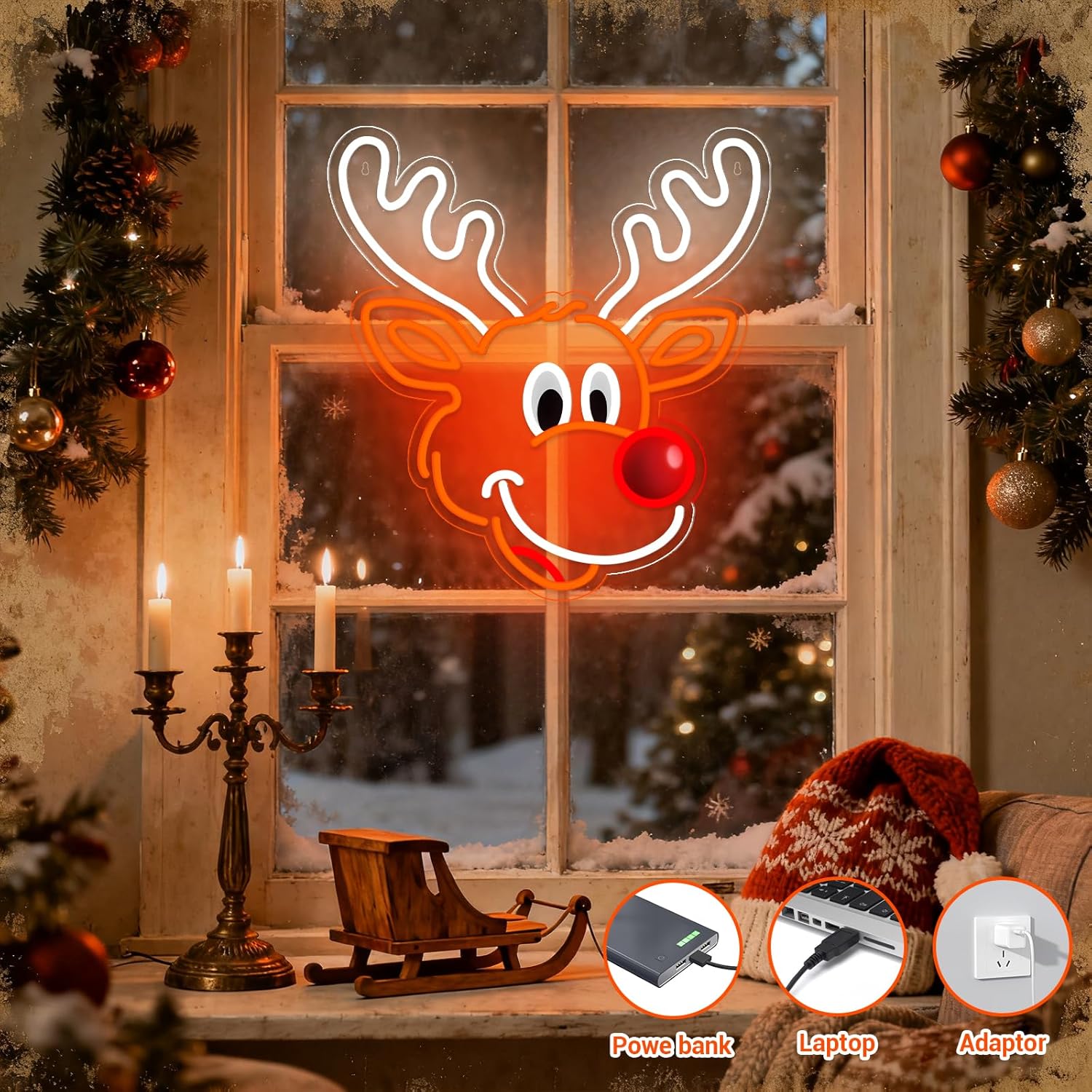 Милая рождественская неоновая  – обзор и цена Lighting Home Decor Ideas