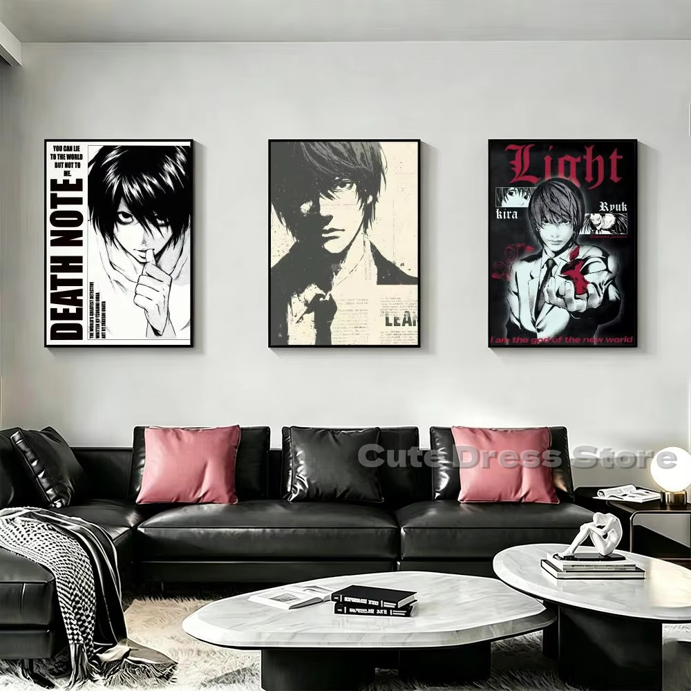 Постер «Тетрадь смерти» на хол – обзор и цена Lighting Room Decor Items