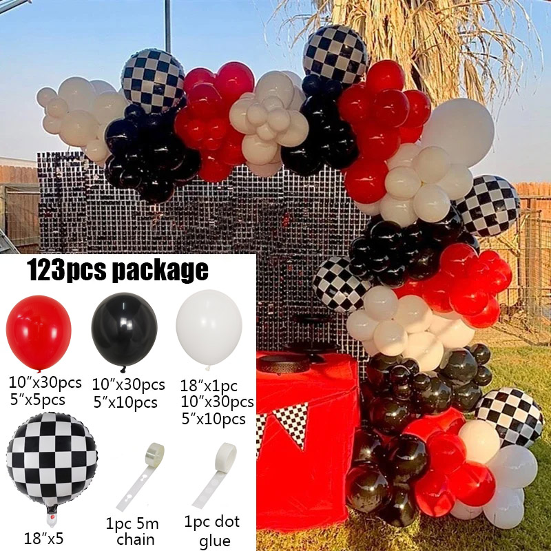 123 шт., автомобильные воздушн – обзор и цена Lighting Mcqueen Birthday Decor