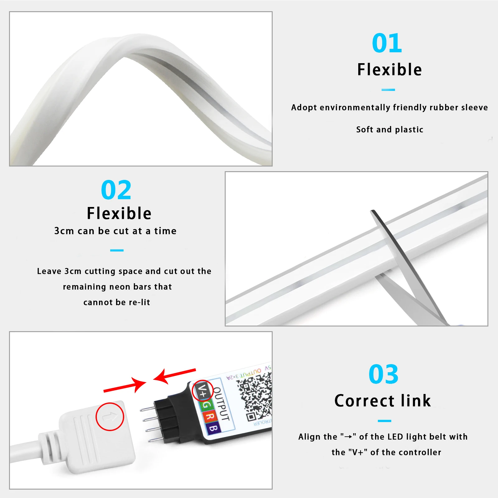 1-5 м RGB светодиодный неоновы – обзор и цена Lighting Decor Room